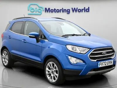 Used Ford Ecosport Titanium 125 HP (91 kW) 2022 Blue SUV