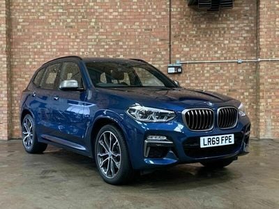 Begagnad BMW X3 Performance 322 HK (236 kW) 2019 Blå SUV