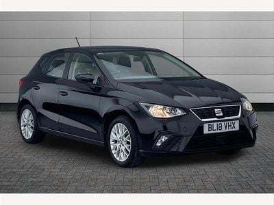 Midnight black Used 2018 Seat Ibiza SE Technology Hatchback | £7,490 (Fair price)
