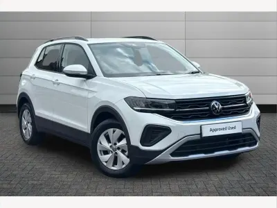 Used VW T-Cross Life 95 HP (69 kW) 2025 Pure white SUV