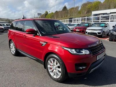 Begagnad Land Rover Range Rover Sport HSE 306 HK (225 kW) 2017 Röd SUV