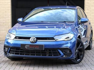 Begagnad VW Polo R-line 2022 Blå Halvkombi
