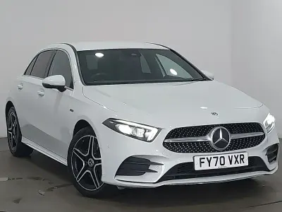 Used Mercedes A250 Executive 218 HP (160 kW) 2020 White Hatchback