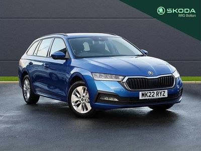 Race blue metallic Used 2022 Skoda Octavia SE Estate | £15,995 (Good price)