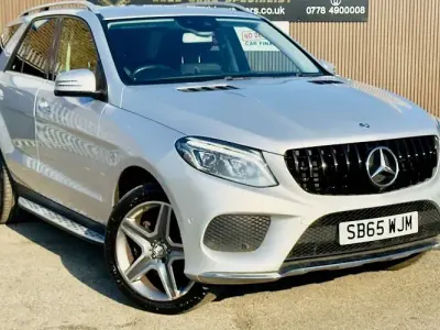 Used Mercedes GLE250 AMG line 204 HP (150 kW) 2015 Silver SUV