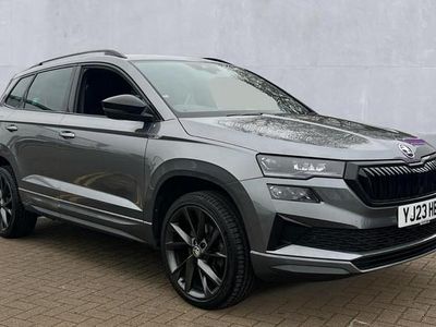 Used Skoda Karoq SportLine 150 HP (110 kW) 2023 Grey SUV