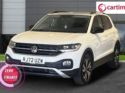 Used VW T-Cross Black Edition 110 HP (80 kW) 2022 White SUV