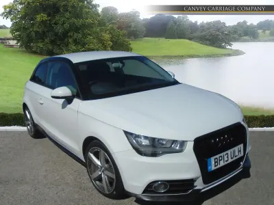 Begagnad Audi A1 Comfort 122 HK (89 kW) 2013 Vit Halvkombi