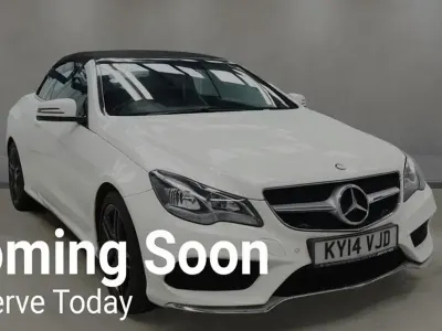 Used Mercedes E250 AMG 204 HP (150 kW) 2014 White Cabriolet