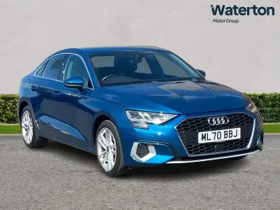 Used Audi A3 Sport 150 HP (110 kW) 2020 Blue Sedan