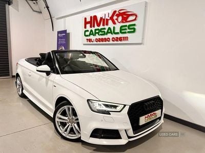 White Used 2019 Audi A3 Cabriolet S-Line Cabriolet | £15,795 (Fair price)