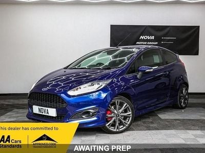 Used Ford Fiesta ST-Line 100 HP (73 kW) 2017 Blue Hatchback