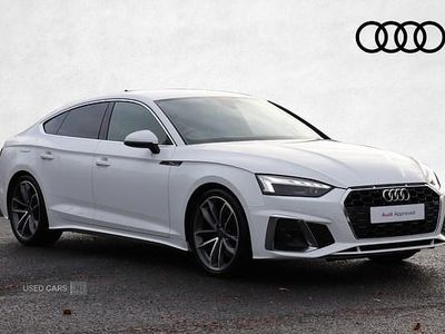 White Used 2023 Audi A5 S-Line Hatchback | £29,490 (Fair price)