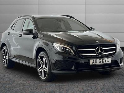 Used Mercedes GLA220 AMG line 177 HP (130 kW) 2016 Cosmos black SUV