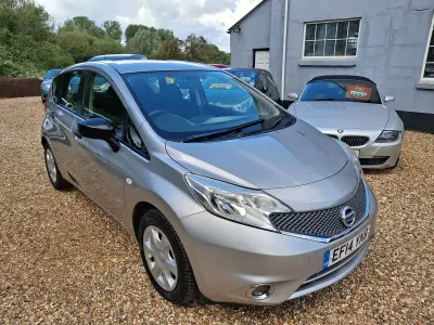 Used Nissan Note S 90 HP (66 kW) 2014 Silver Hatchback