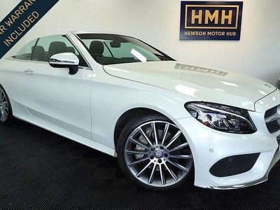 Used Mercedes C250 AMG Line Premium Plus 204 HP (150 kW) 2017 White Cabriolet