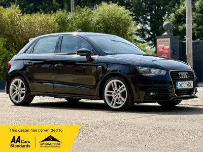 Used Audi A1 Sportback S-Line 105 HP (77 kW) 2013 Black Hatchback