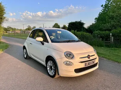 Used Fiat 500 Pop Star 69 HP (50 kW) 2016 White Hatchback