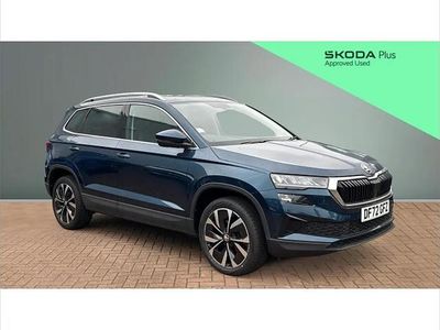 Used Skoda Karoq SE L 110 HP (80 kW) 2023 Blue SUV