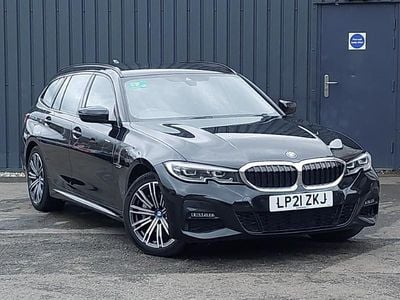 Used BMW 330e M Sport 292 HP (214 kW) 2021 Black Estate