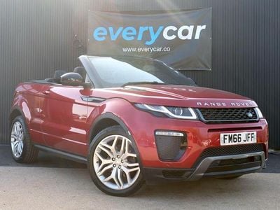 Used Land Rover Range Rover evoque HSE Dynamic 180 HP (132 kW) 2017 Red Cabriolet