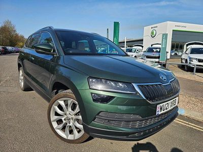 Used Skoda Karoq SE L 150 HP (110 kW) 2021 Green SUV