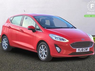 Used Ford Fiesta Zetec 86 HP (63 kW) 2018 Red Hatchback