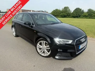 Used Audi A3 Sportback S-Line 150 HP (110 kW) 2016 Black Hatchback