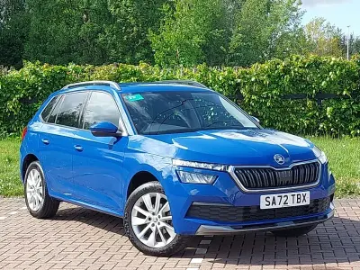 Used Skoda Kamiq SE Drive 95 HP (69 kW) 2022 Blue SUV