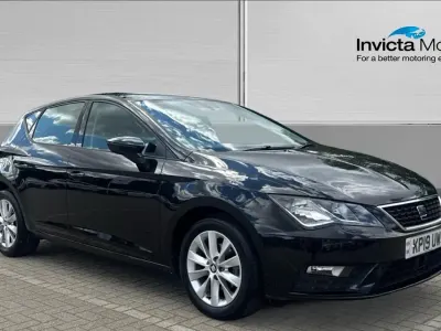 Used Seat Leon SE 115 HP (84 kW) 2019 Black Hatchback