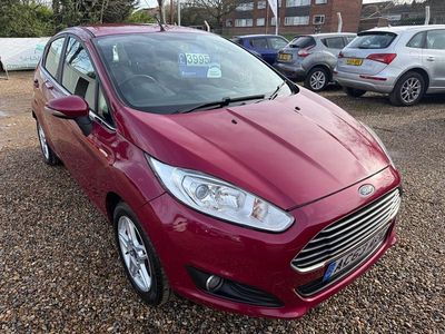Used Ford Fiesta Zetec 2013 Red Hatchback