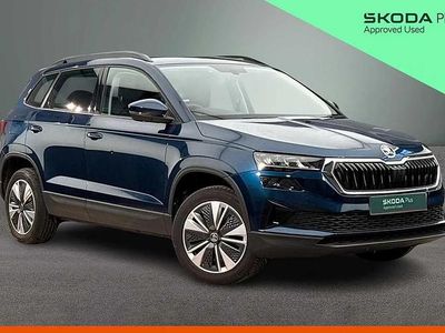 Used Skoda Karoq SE Drive 107 HP (78 kW) 2022 Blue SUV