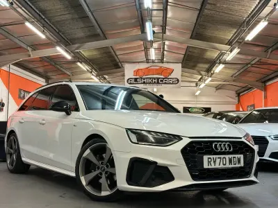 Używany Audi A4 Black Edition 163 KM (119 kW) 2020 Biały Kombi