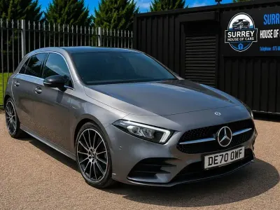 Used Mercedes A200 Exclusive 150 HP (110 kW) 2020 Grey Hatchback