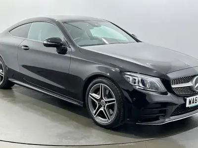 Used Mercedes C200 AMG Line Premium 184 HP (135 kW) 2019 Black Coupe