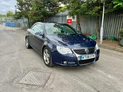 Used VW Eos Sportline 2008 Blue Cabriolet