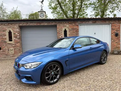 Begagnad BMW 420 M Sport 2016 Blå Sportkupé
