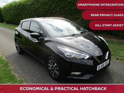 Used Nissan Micra N-Connecta 90 HP (66 kW) 2018 Black Hatchback