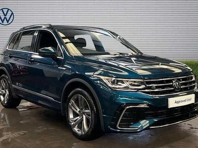 Begagnad VW Tiguan R-line Edition 150 HK (110 kW) 2024 Blå SUV