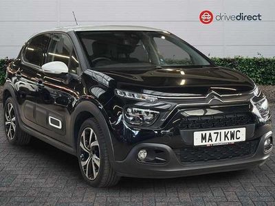 Black Used 2021 Citroën C3 PureTech Hatchback | £10,650 (Fair price)