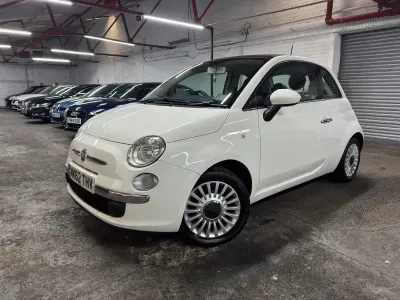 Used Fiat 500 Lounge 69 HP (50 kW) 2012 White Hatchback