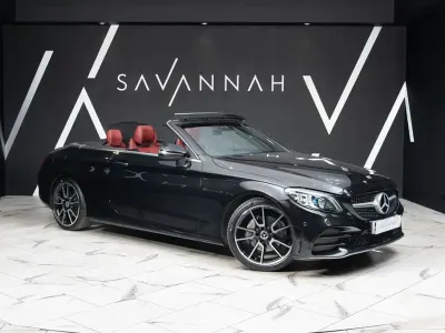 Used Mercedes C200 AMG Line Premium 198 HP (145 kW) 2018 Black Cabriolet