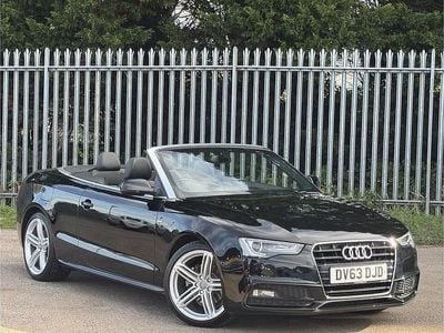 Black Used 2013 Audi A5 Cabriolet S-Line Cabriolet | £9,375 (Fair price)