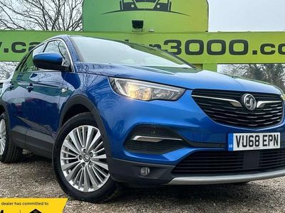 Used Vauxhall Grandland X S 130 HP (95 kW) 2018 Blue SUV