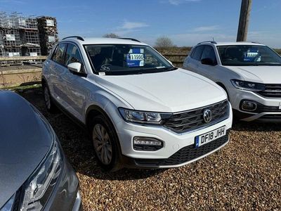 Used VW T-Roc SE 115 HP (84 kW) 2018 White SUV