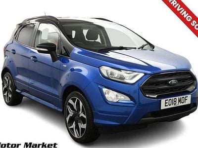 Used Ford Ecosport ST-Line 140 HP (102 kW) 2018 Blue SUV