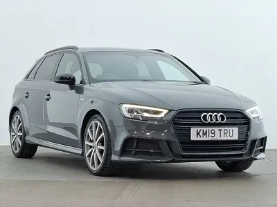 Used Audi A3 Black Edition 116 HP (85 kW) 2019 Grey Sedan