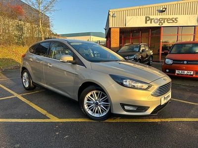 Silver Used 2017 Ford Focus Zetec Hatchback | £8,895 (Fair price)