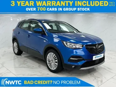 Begagnad Vauxhall Grandland X S 130 HK (95 kW) 2019 Blå SUV