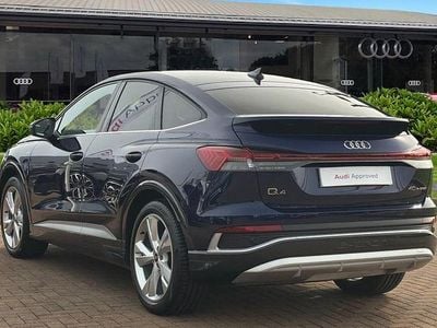 Used Audi Q4 Sportback e-tron S-Line 150 kW (204 HP) 2022 Blue SUV